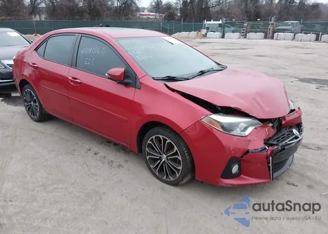 2015 Toyota Corolla S Plus from USA, damaged, VIN 2T1BURHE0FC238656